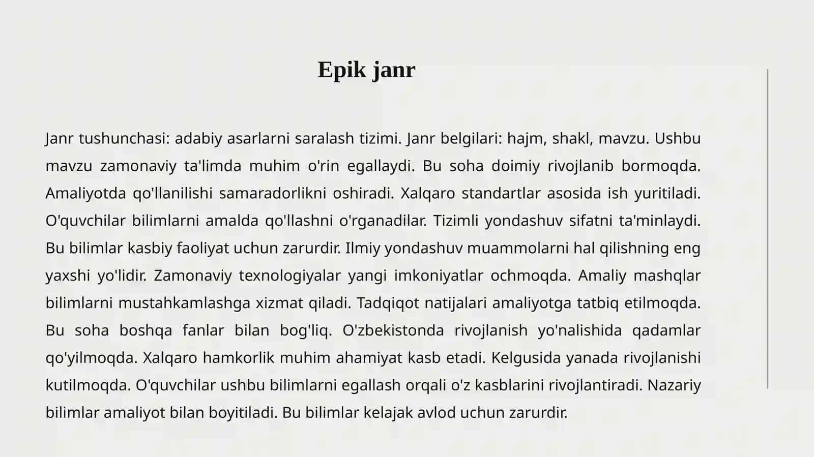 ADABIY JANRLAR 3