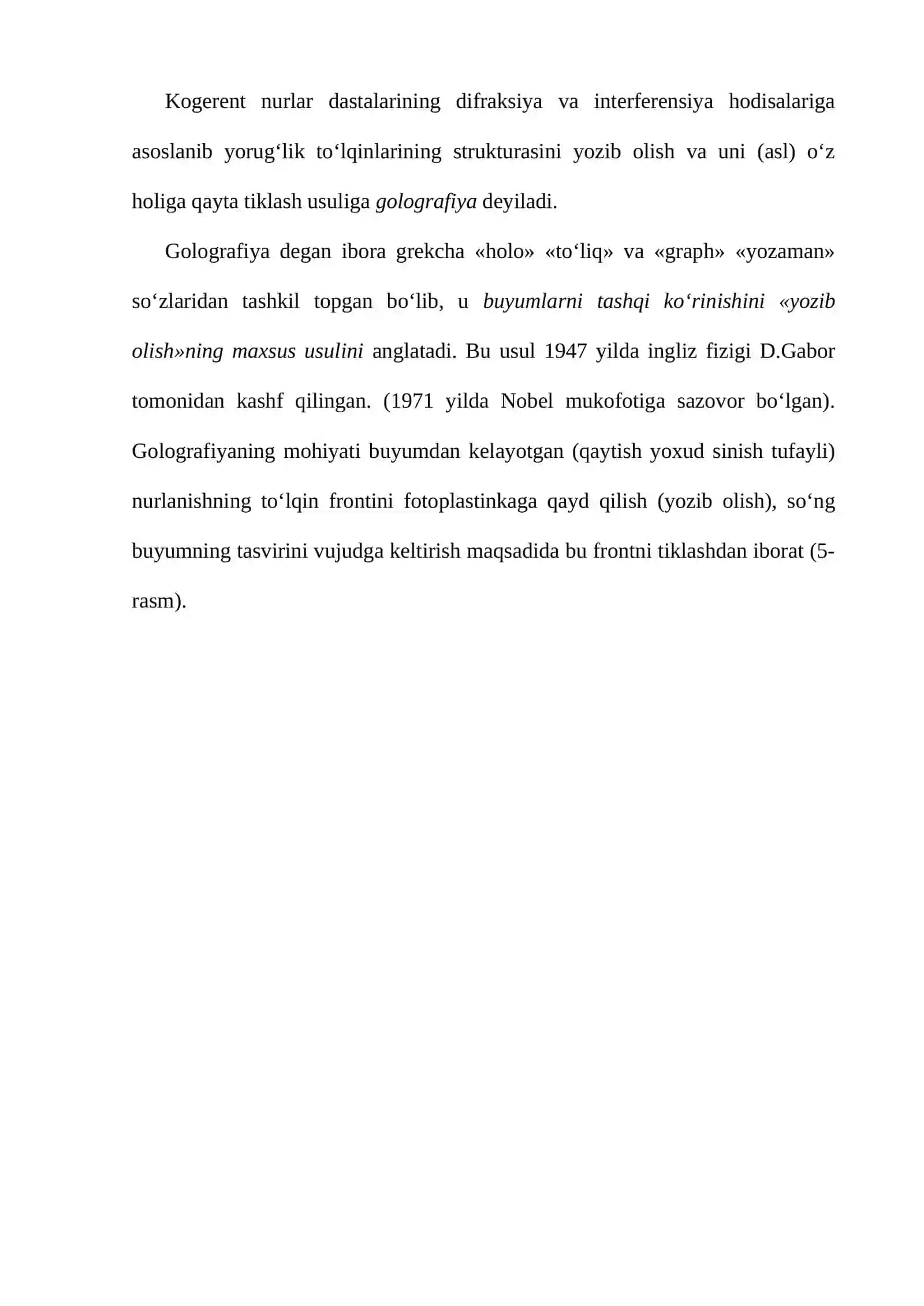 Golografiya haqida tushuncha 3