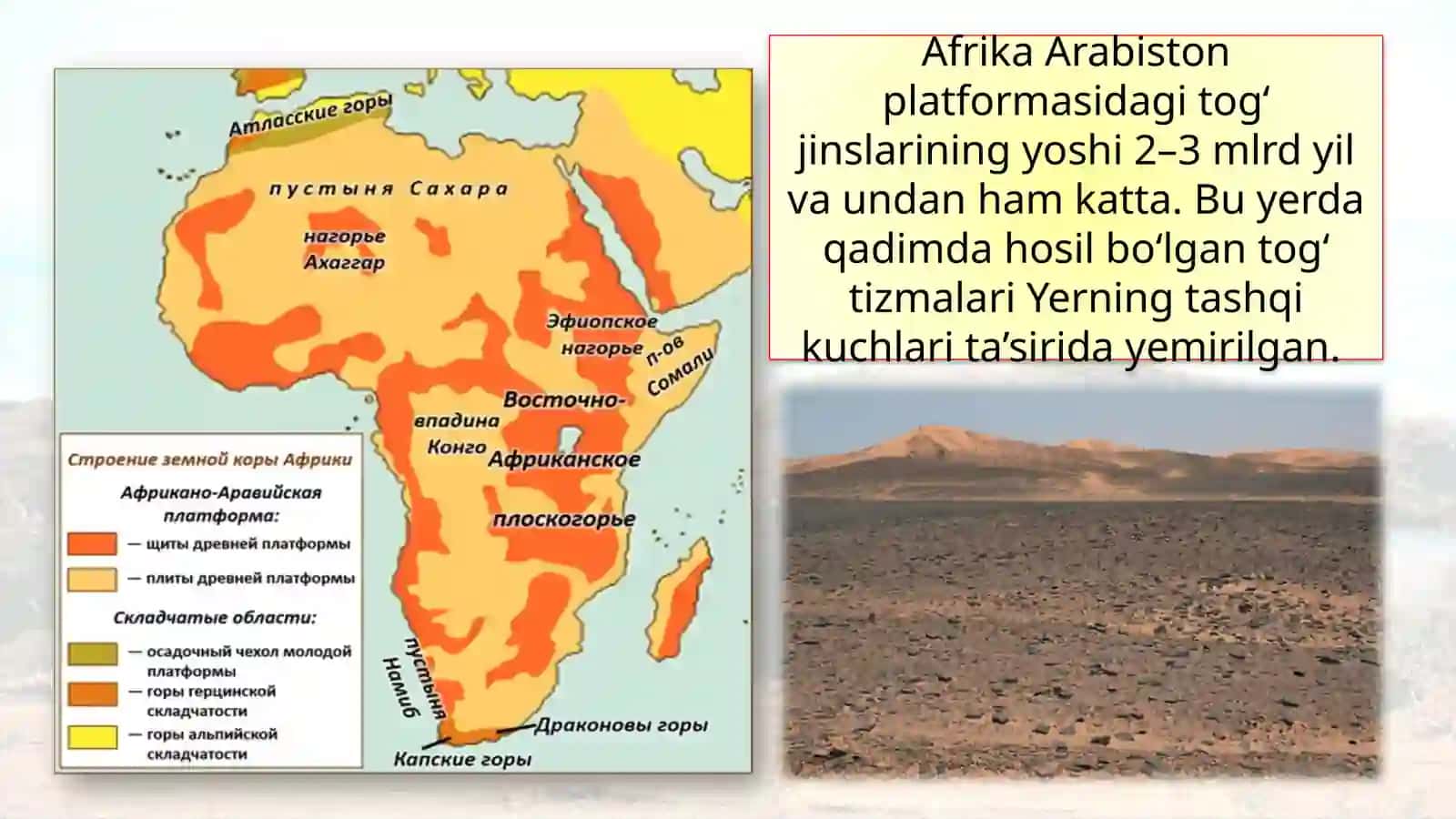 Geologik tuzilishi, relyefi va foydali qazilmalari 3