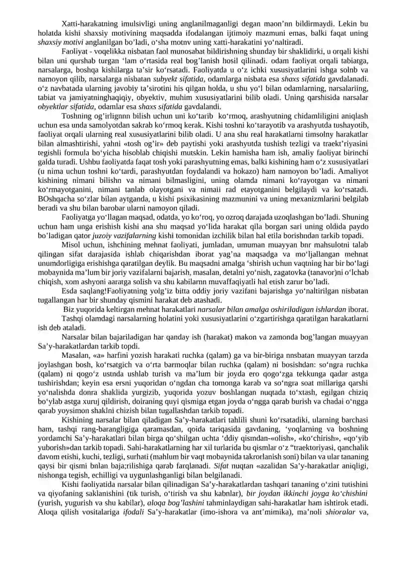 Faoliyat va motivatsiya 3
