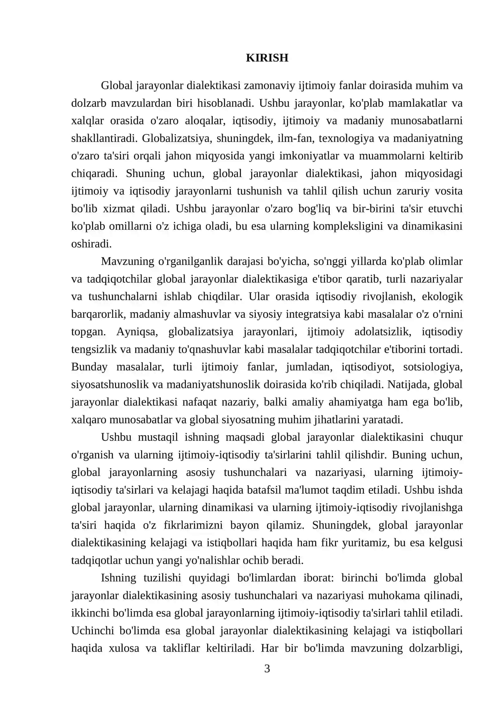 Global jarayonlar dialektikasi 3