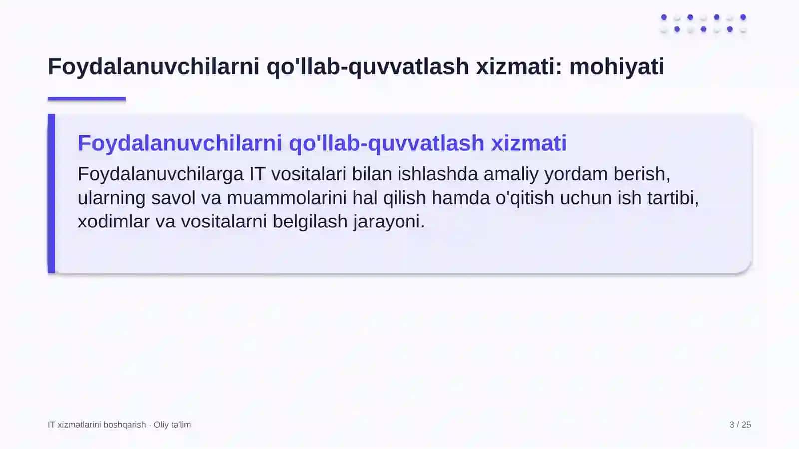 Logistika kompaniyalarida foydalanuvchilarni qo'llab-quvvatlash xizmatini tashkil etish 3