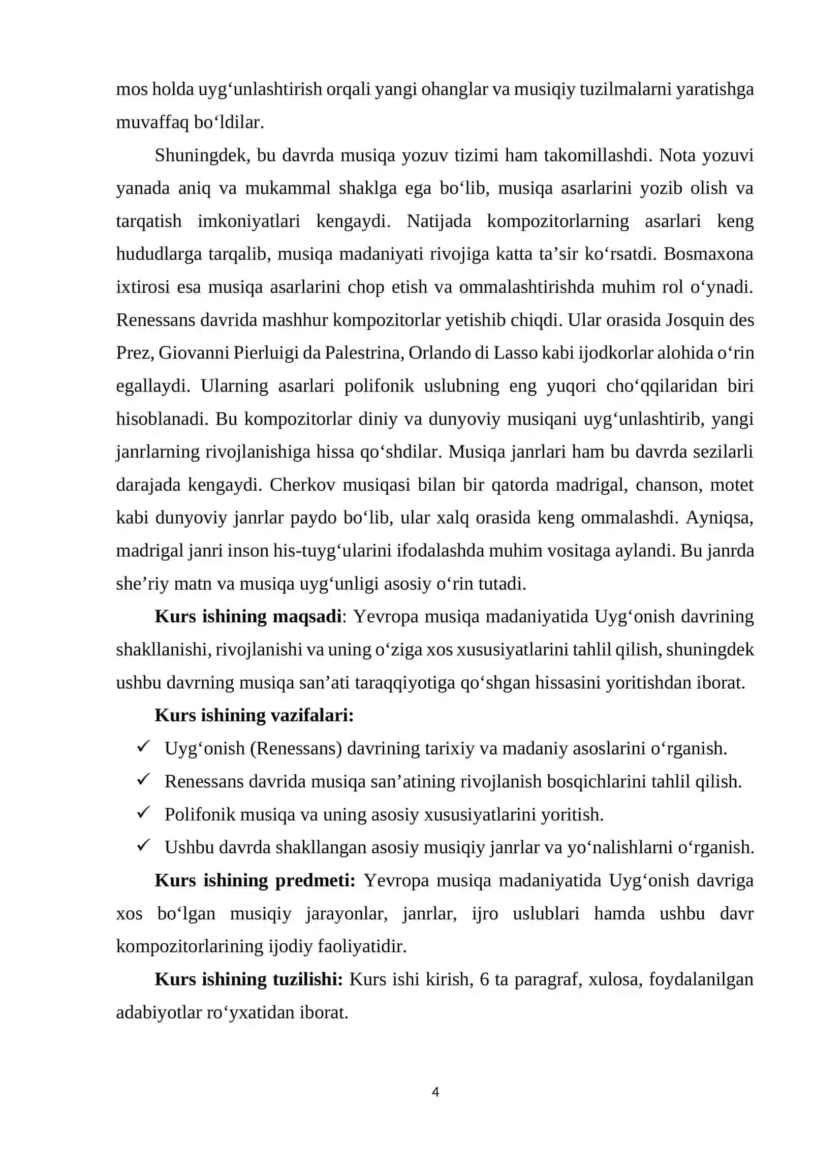 YEVROPA MUSIQA MADANIYATIDA UYG‘ONISH DAVRI (RENAESSANS) VA UNING O‘ZIGA XOSLIKLARI 3