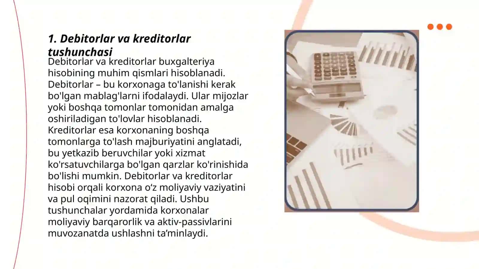 Banklarda debitorlar va kreditorlar bilan hisob-kitob qilish tartibi 3