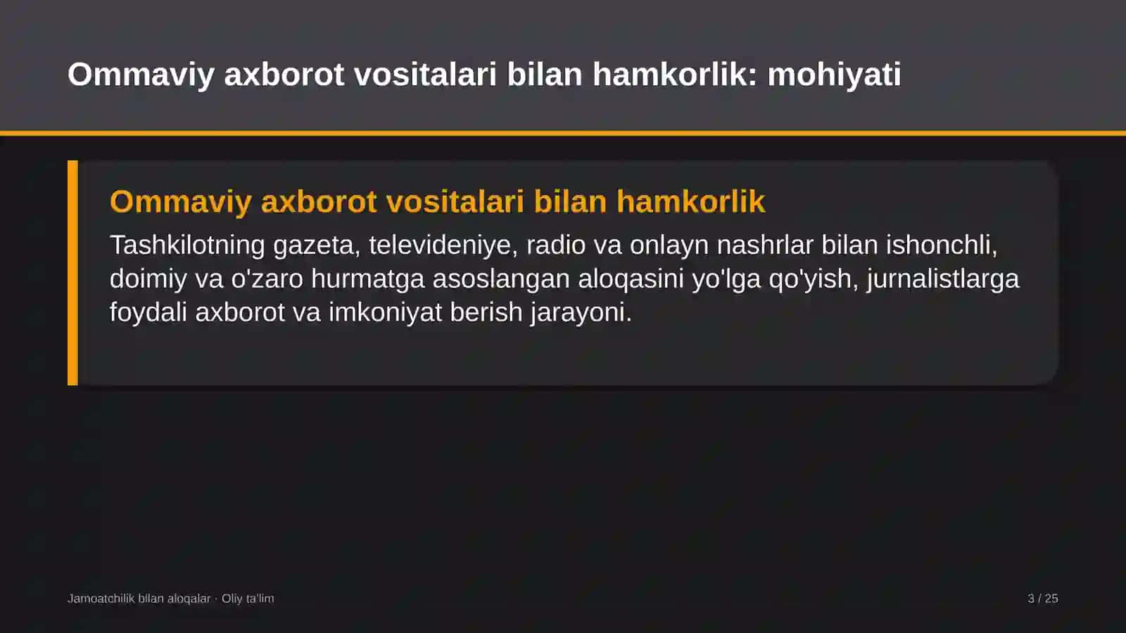 avtosalonlarda ommaviy axborot vositalari bilan hamkorlik qilish 9709 3