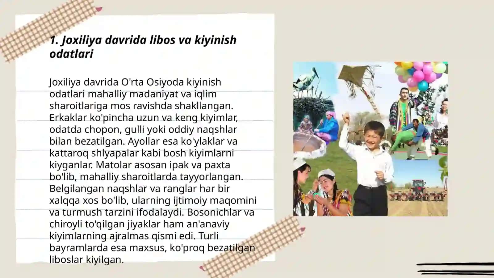 Joxilya davrida urf odatlar hayot 3