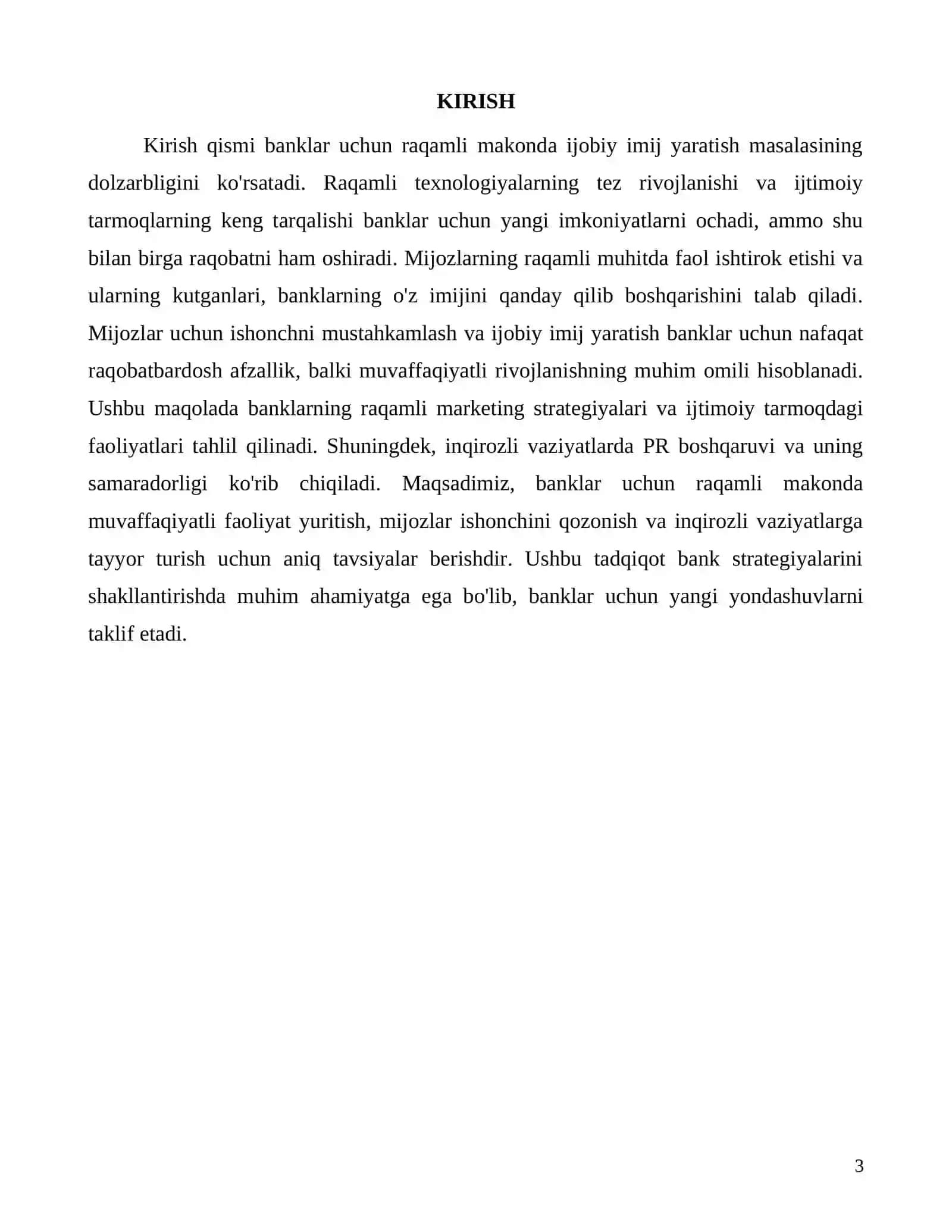 Raqamli makonda bankning ijobiy imijini yaratish va PR boshqaruvi 3