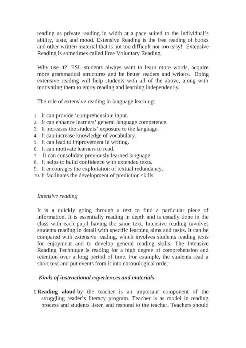 Reading Approach 3