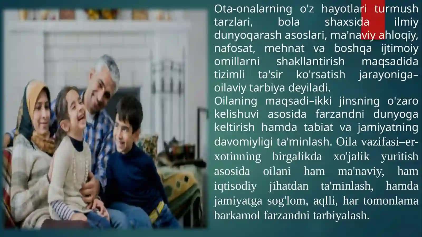 Oilada tarbiya asoslar 3