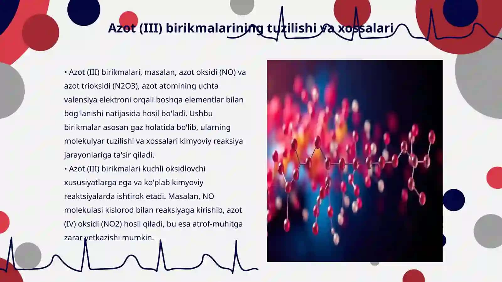 Azot (III), (IV) va (V) birikmalari hamda ularning xossalari 3