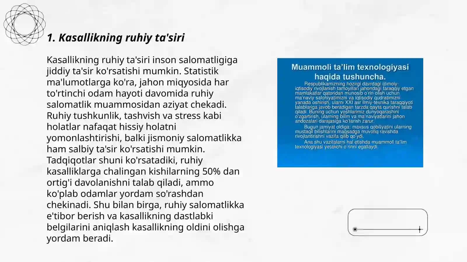 Kasallikka nisbatan psixologik munosabat turlari 3