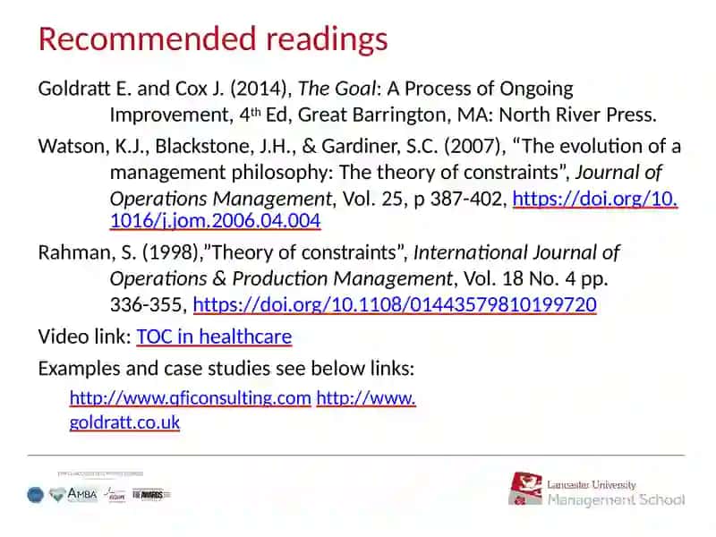 Theory of constraints and its applications Farmon Asadov 3