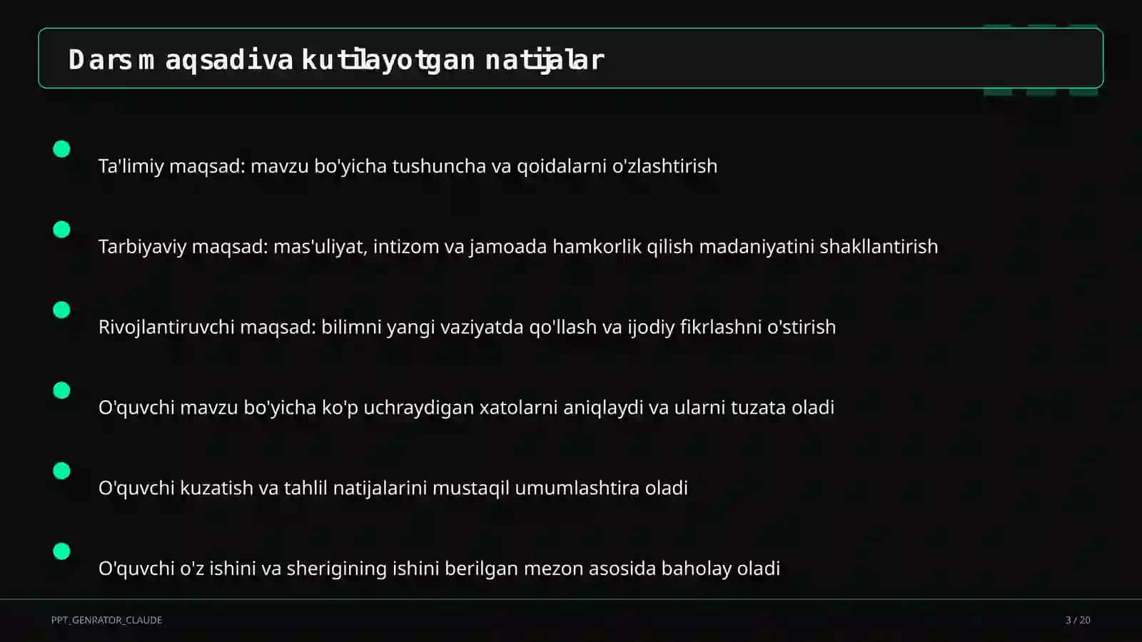 Pazandachilik asoslari: sog'lom nonushta (5-sinf) 3