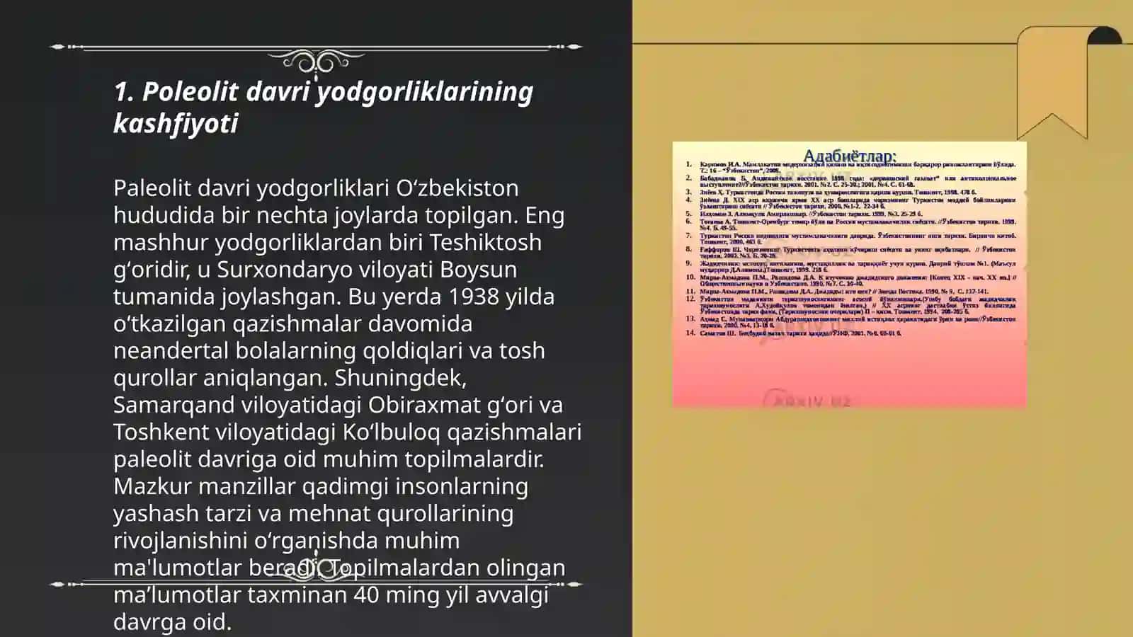 Poleolit davri yodgorliklari 3