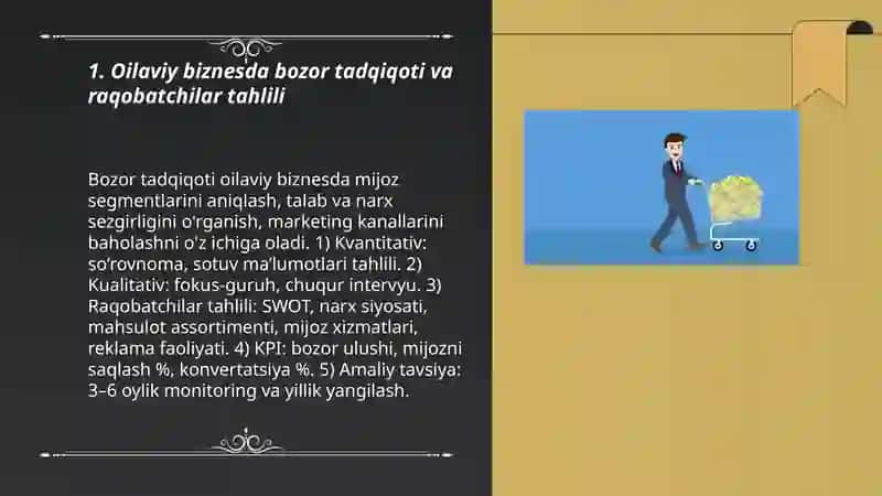 Oilaviy biznesda marketing strategiyasi va mijozlar bilan ishlash 3
