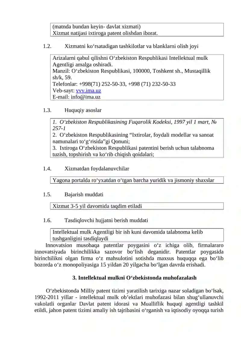 INTELLEKTUAL KAPITAL, INTELLEKTUAL MULKNI SHAKLLANTIRISH VA BOSHQARISH 3