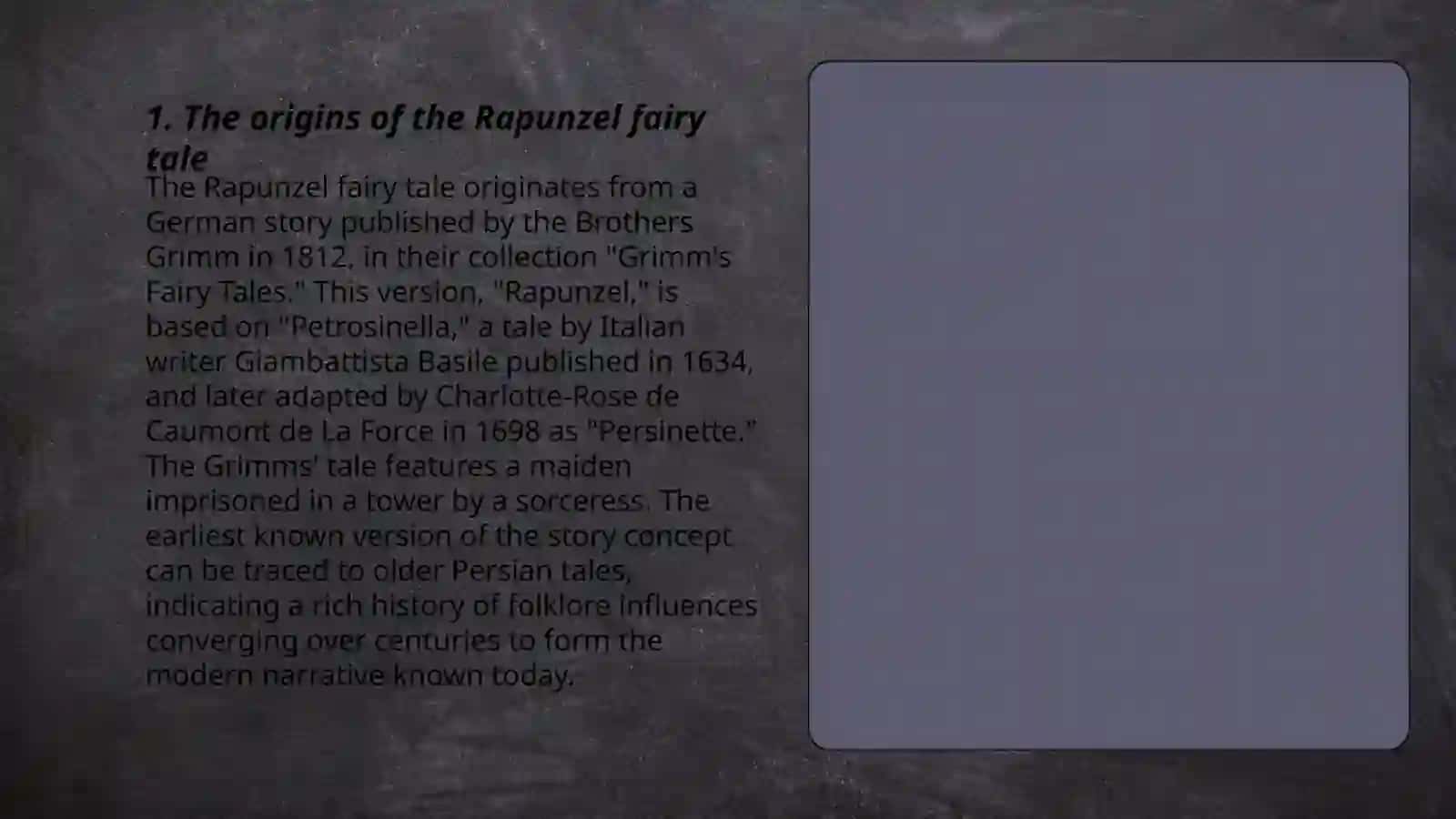 Rapunzel story 3