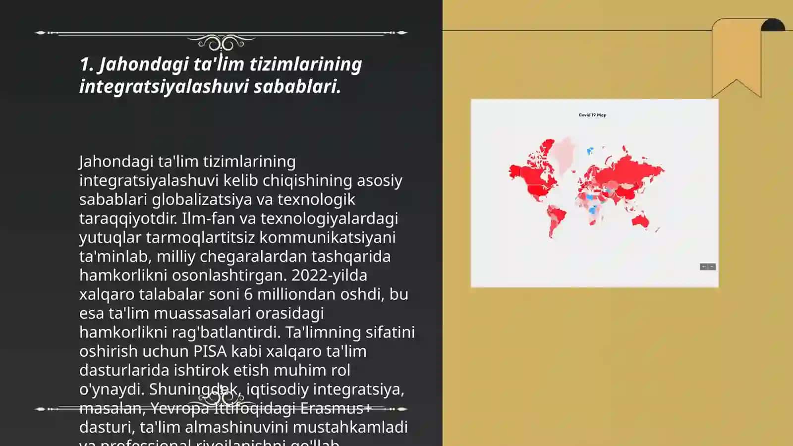 Jahon mamlakatlari ta'lim tizimining integratsiyalashuvi 3