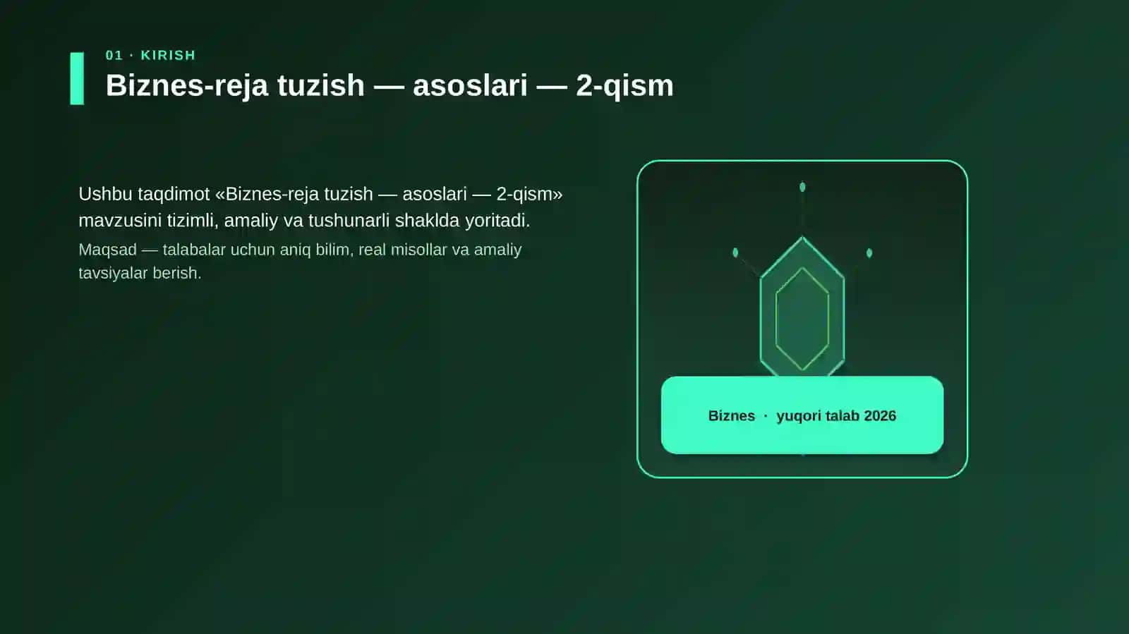 Biznes-reja tuzish — asoslari — 2-qism 3