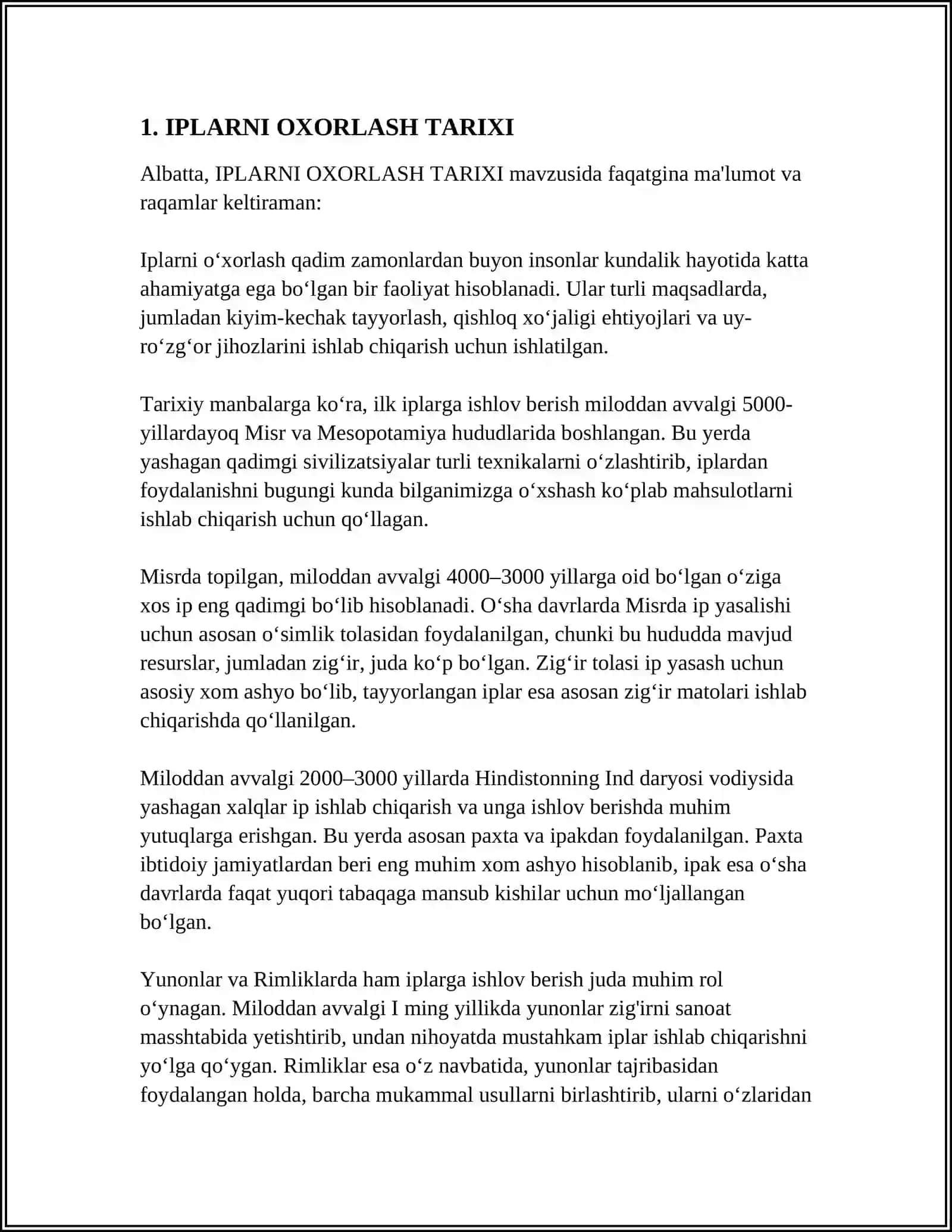 IPLARNI OXORLASH 3