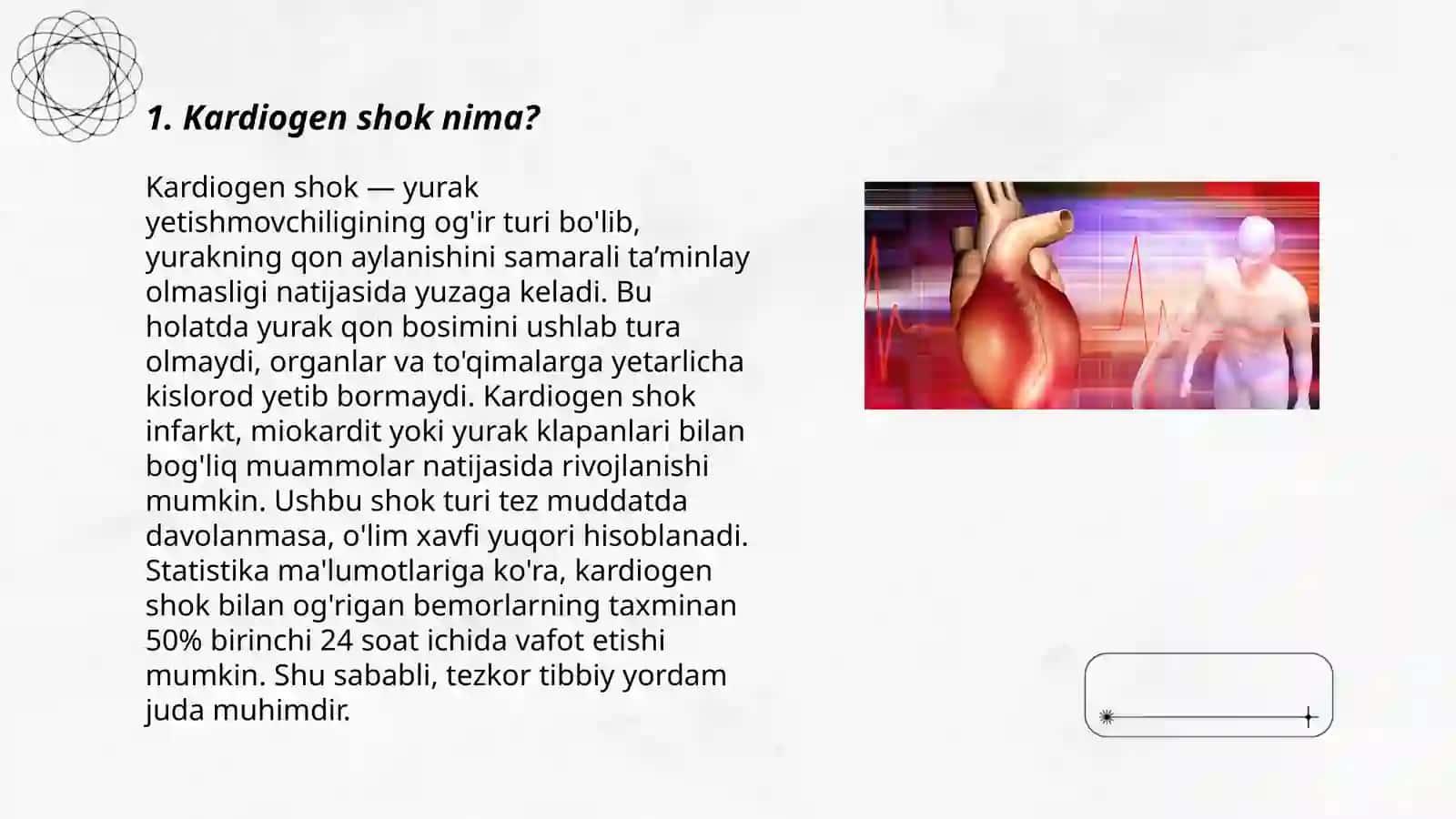 Kardiogen shok haqida 3