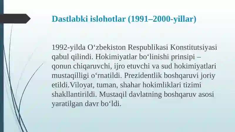 Mustaqillik yillarida davlat boshqaruvtizimi 3