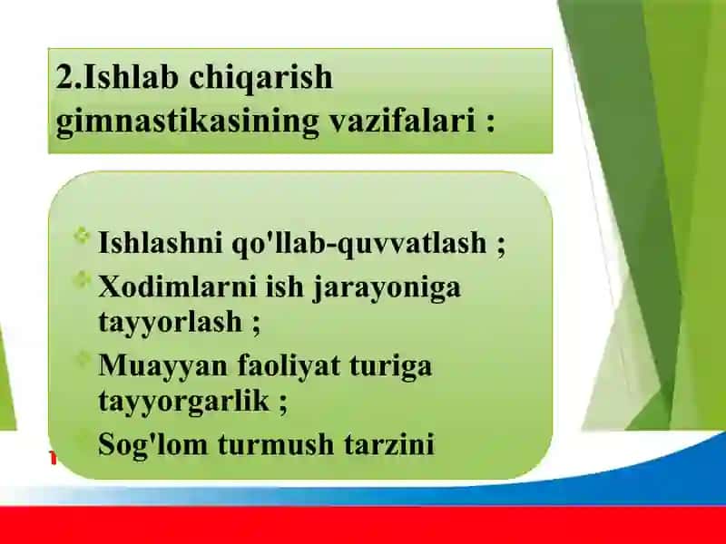 Ishlab chiqarish gimnastikasi 3