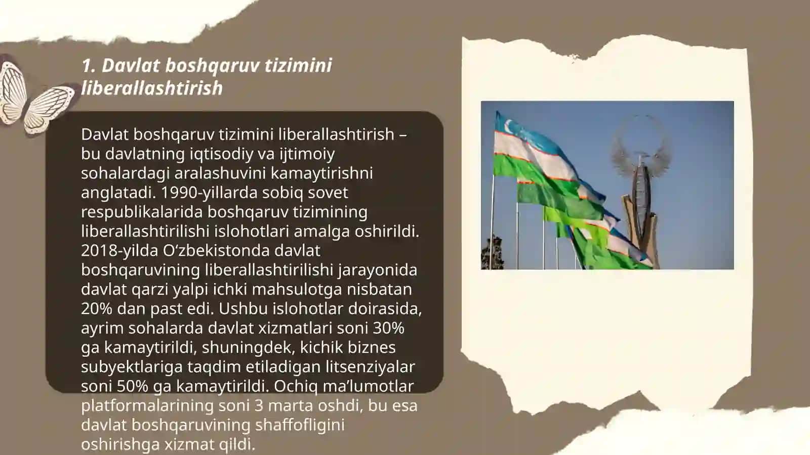 Mustaqillik yillarida davlat boshqaruv tizimida amalga oshirilgan islohotlar 3