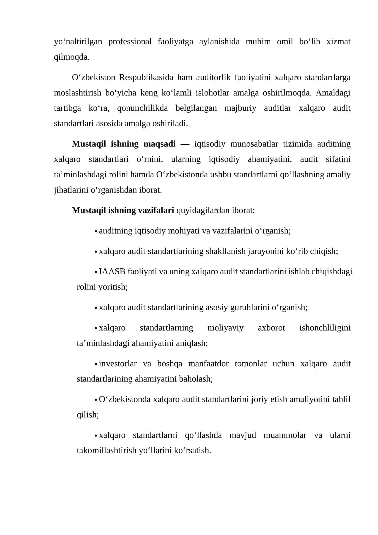 IQTISODIY MUNOSABATLAR TIZIMIDA AUDITNING XALQARO STANDARTLARI O‘RNI VA AHAMIYATI 3