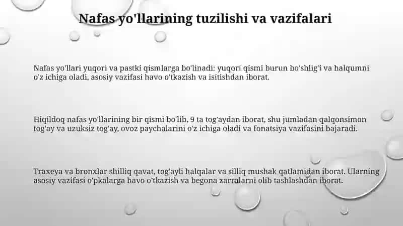 Nafasyòllarigakiruvchiazolar 3