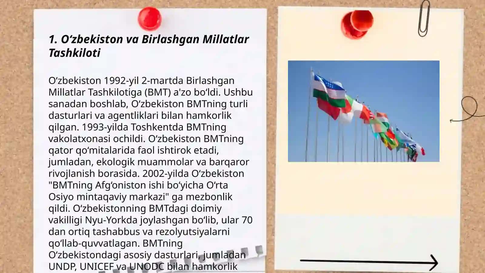 O‘zbekistonning xalqaro tashkilotlar bilan hamkorlik aloqalari 3