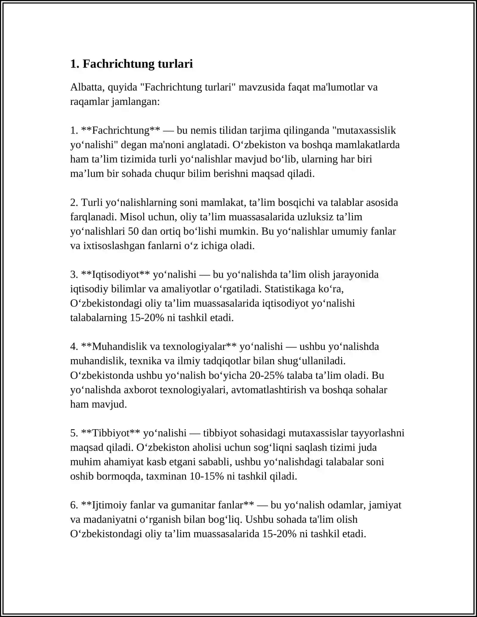 Fachrichtung 3