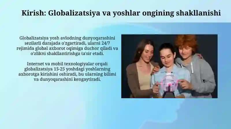 Globallashuv jarayonida yoshlar ongiga ta'sir etuvchi omillar 3