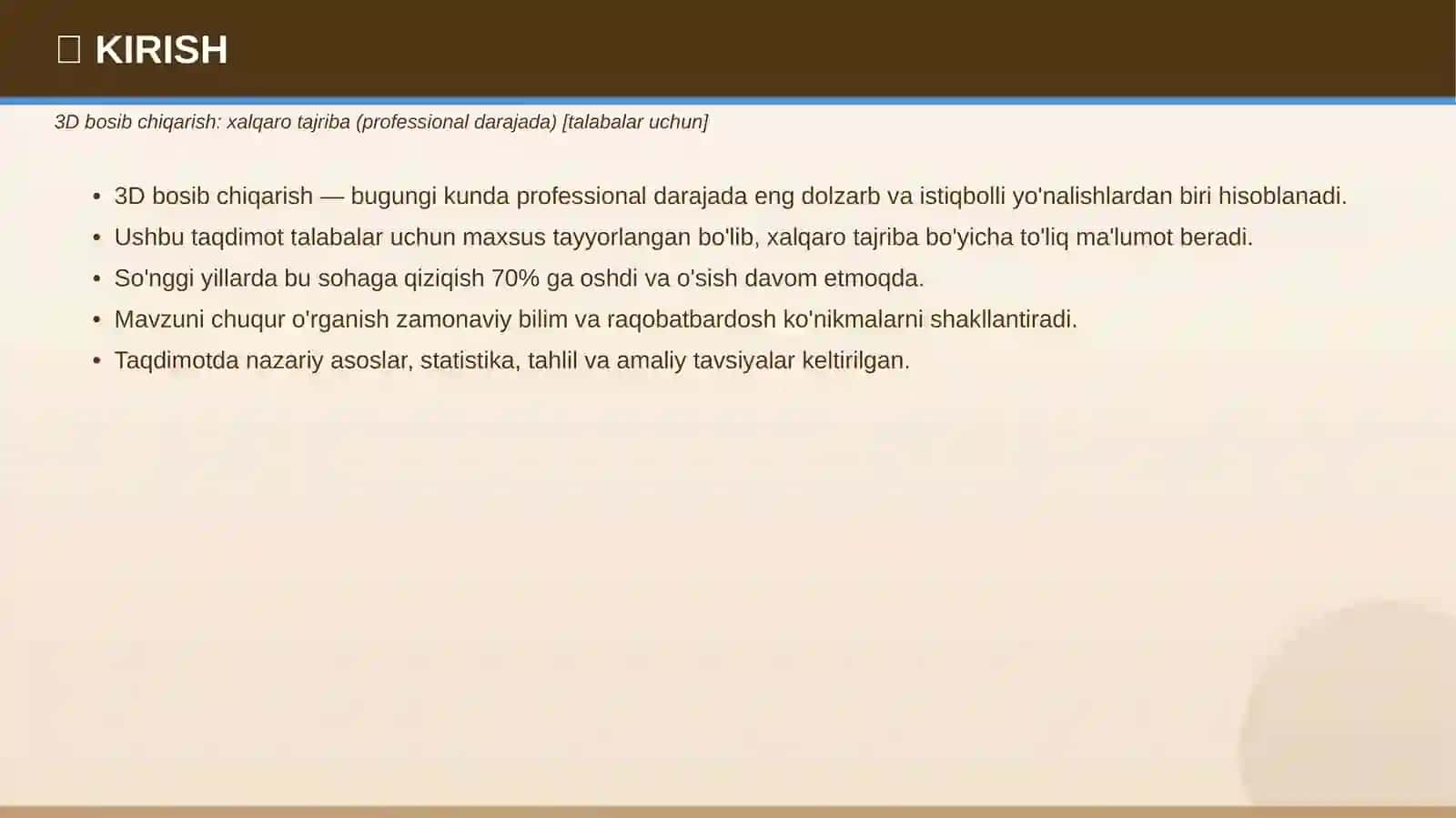 PROFESSIONAL TAQDIMOT • 2026 3