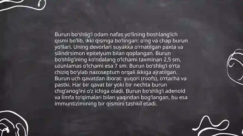 Burun boʻshligʻi va uning kasalliklari haqida tushuncha 3