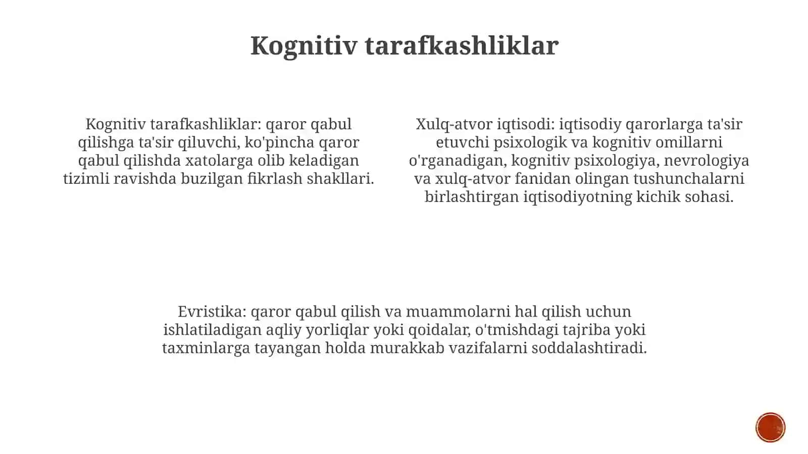 Xulq Atvor IqtisodiyotiVaEvristika 3