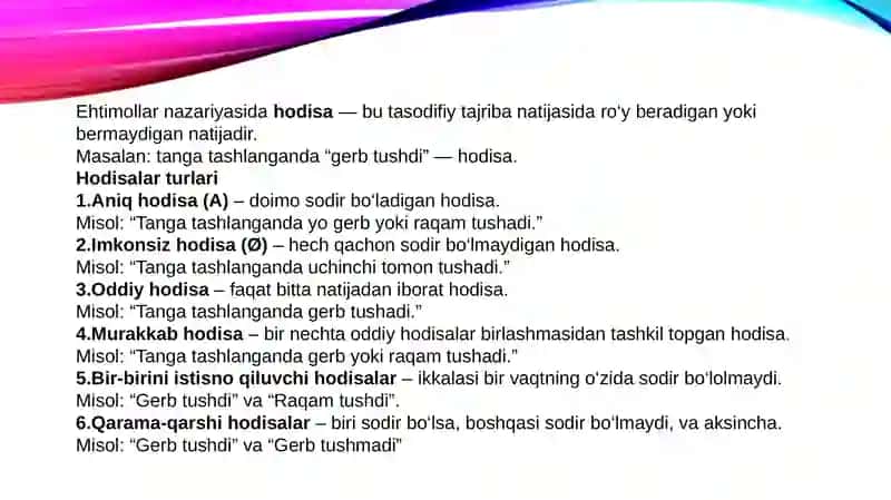 EHTIMOLLIK VASTATISTIKA 3