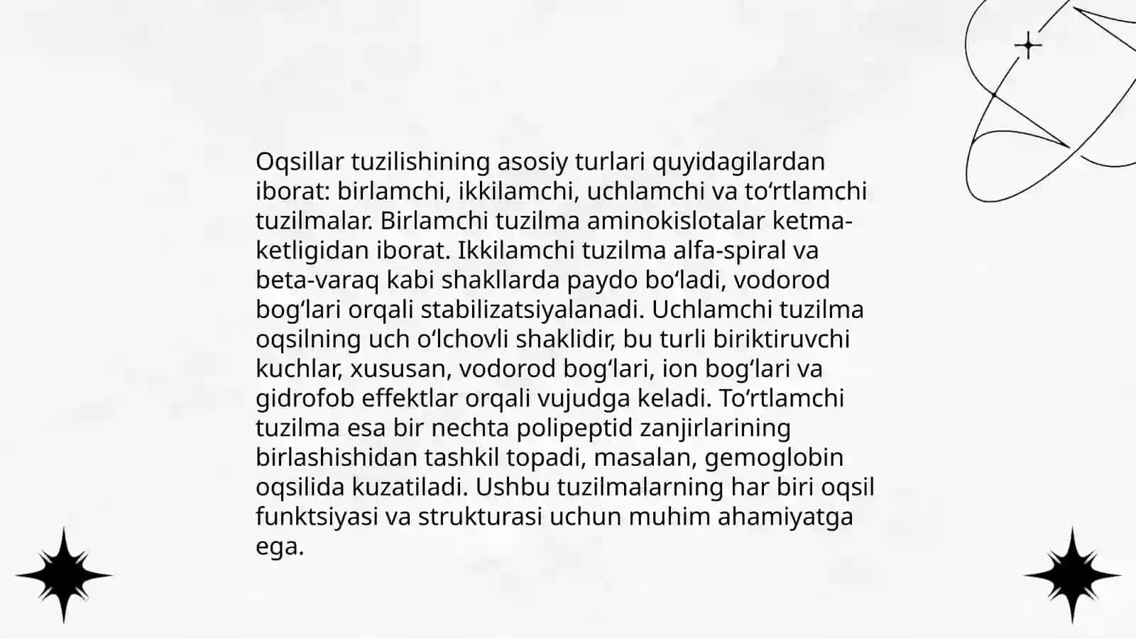 Oqsil strukturasini UniProt va PDB dasturlarida tahlil qilish 3