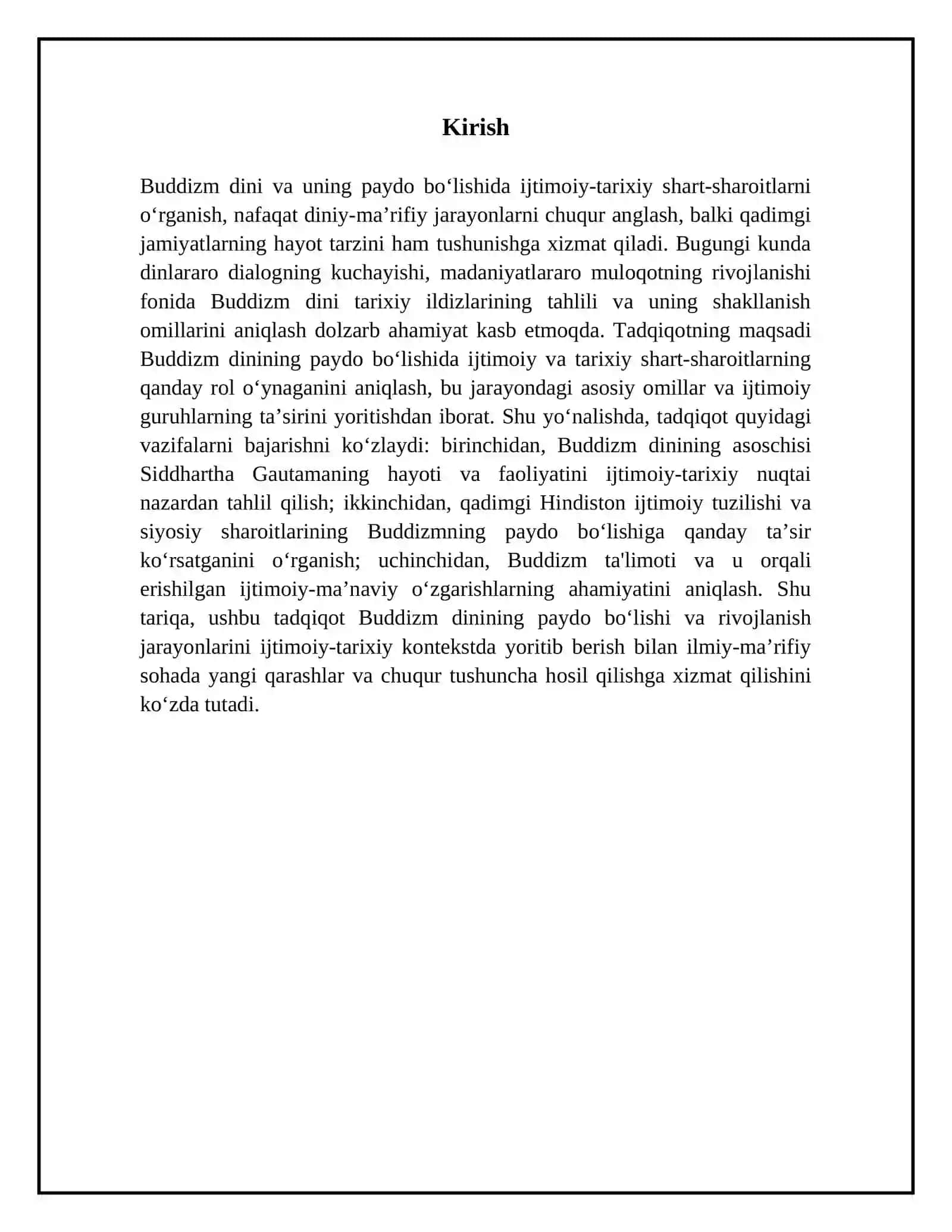Buddizm dini va uning paydo bo‘lishida ijtimoiy-tarixiy shart-sharoitlar 3