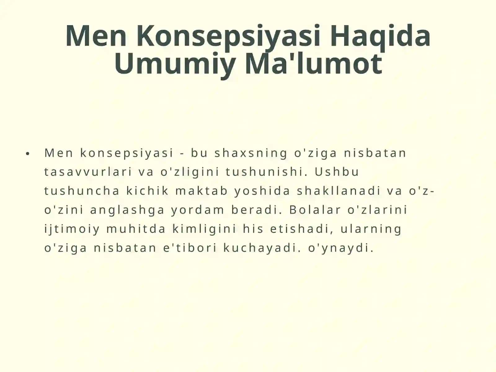 Kichik maktab yoshida Menkonsepsiyasi va xulq-atvorxususiyatlari 3