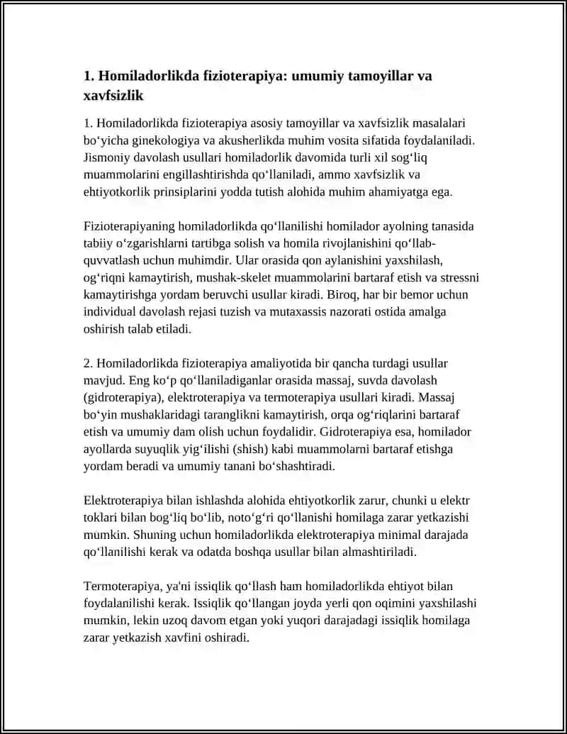 FIZIOTERAPIYA MUOLAJALARNI AKUSHERLIK VA GINIKOLOGIYADA ÒTKAZISH 3