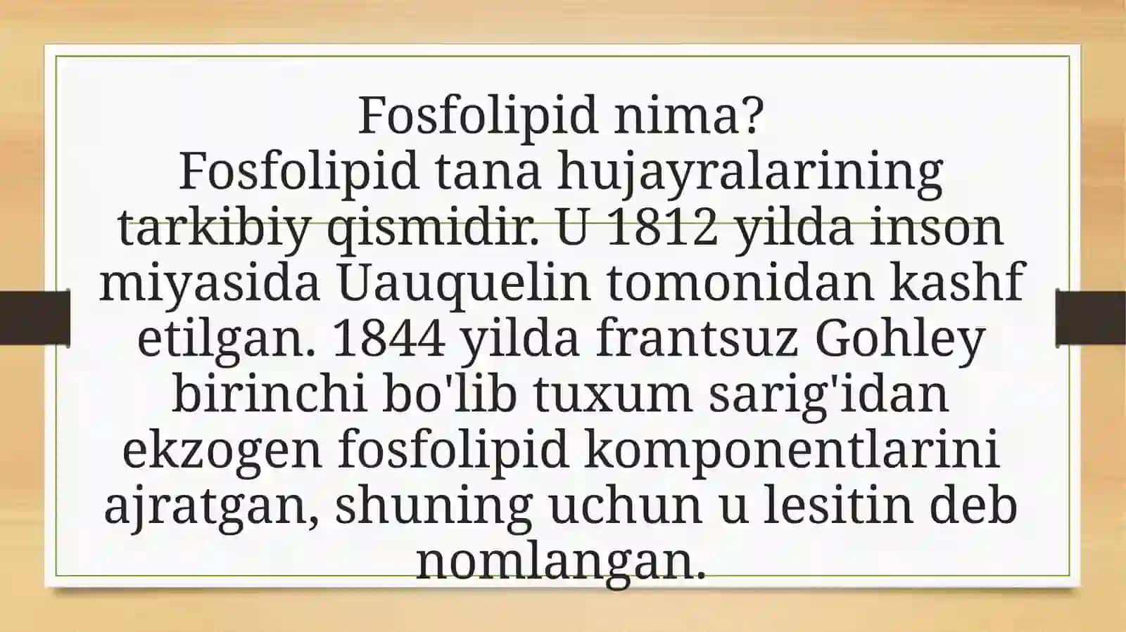Fosfolipidlar almashinuvi buzulishi 3