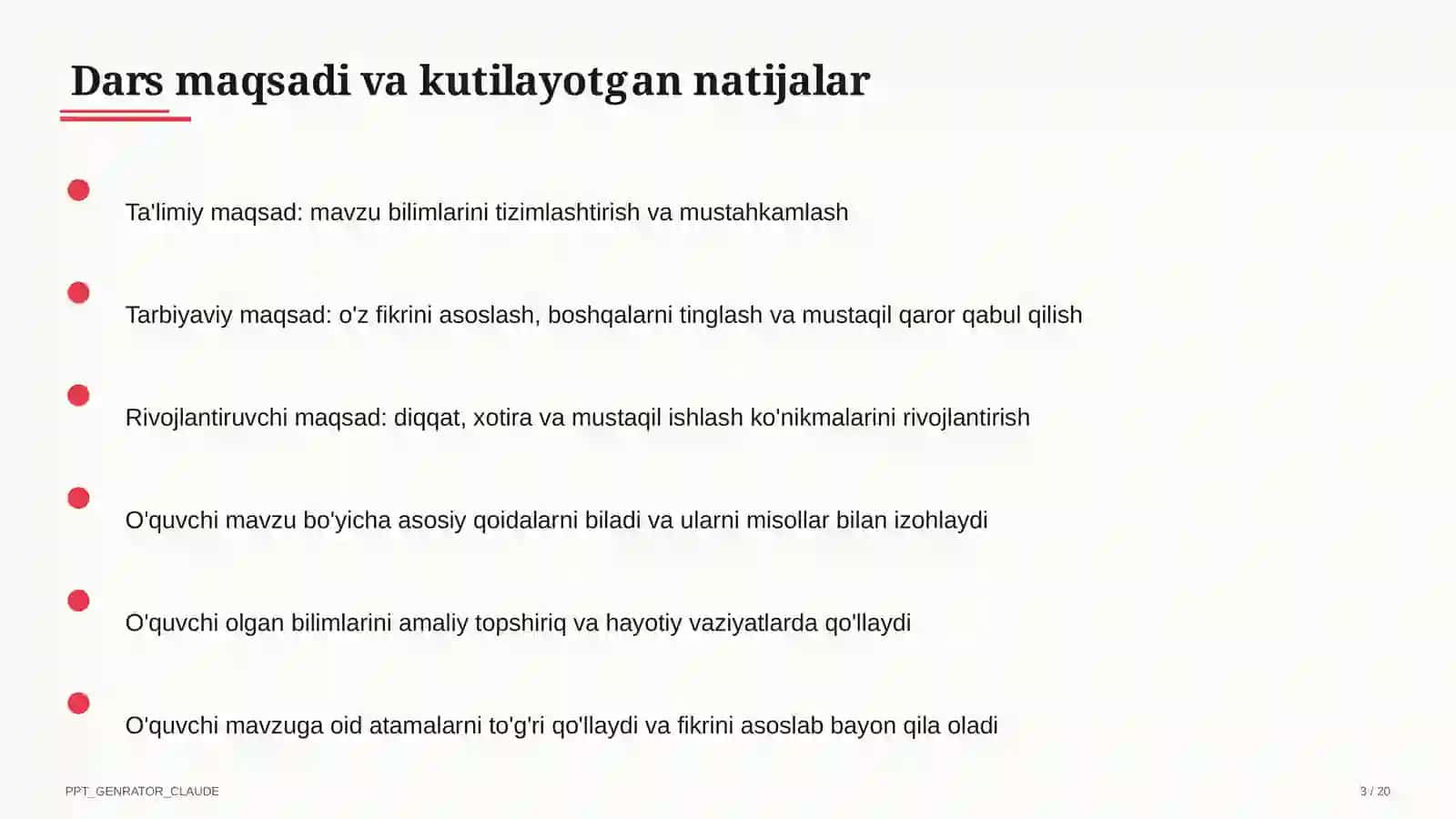 Zamonaviy dars ishlanmasini tuzish 3