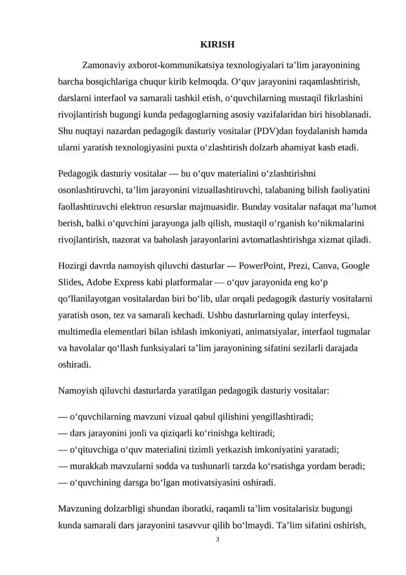 Namoyish qiluvchi dasturlarda pedagogik dasturiy vositalar yaratish 3
