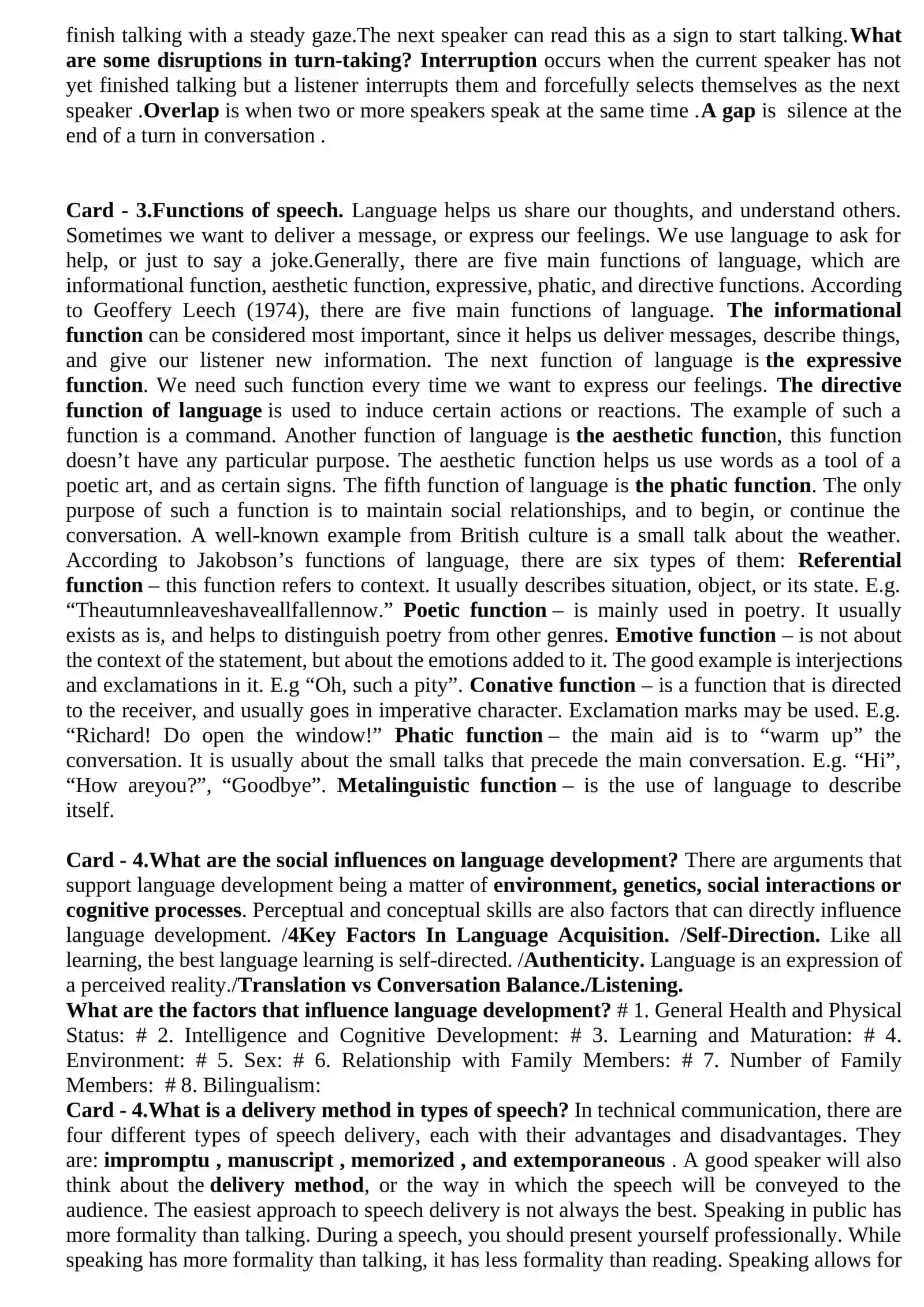 Distinction between Written and Spoken Discourse 3