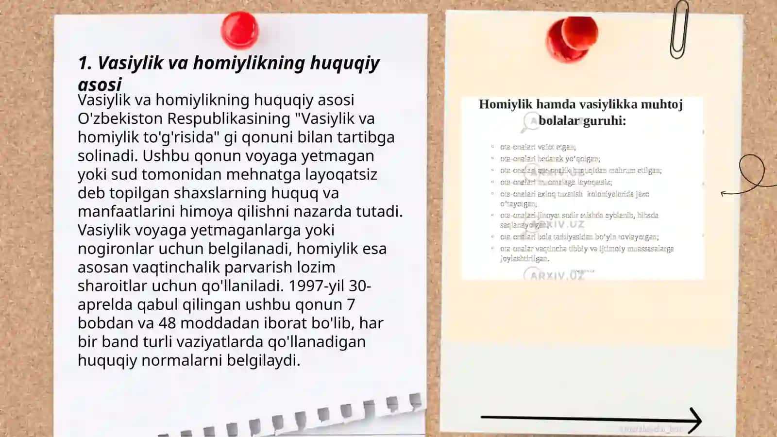 Vasiylik va homiylik tushunchasi 3