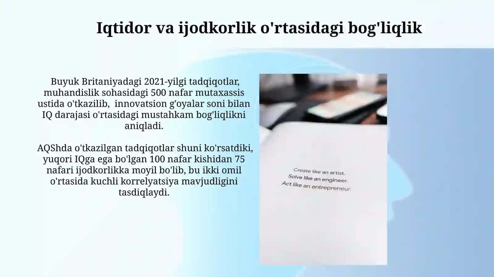 Iqtidorvakireativlik 3