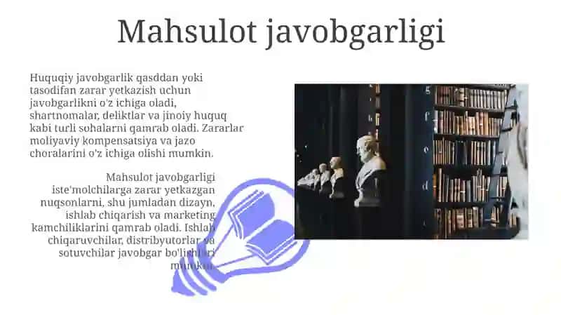 Mahsulot javobgarligi 3