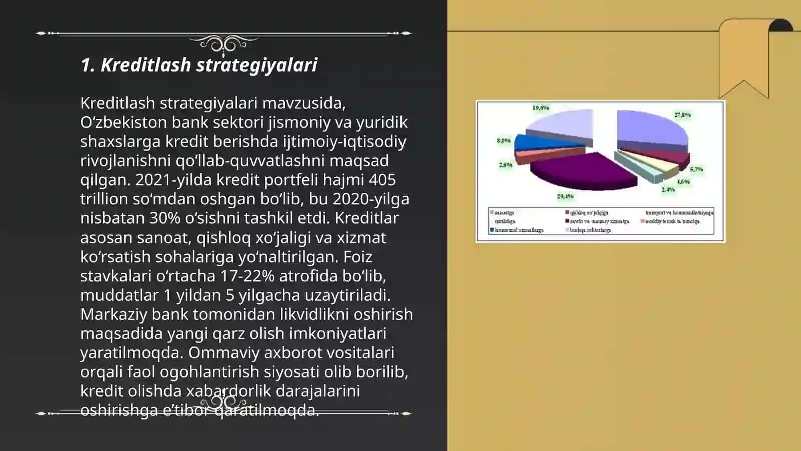 Kreditlash strategiyalari 3