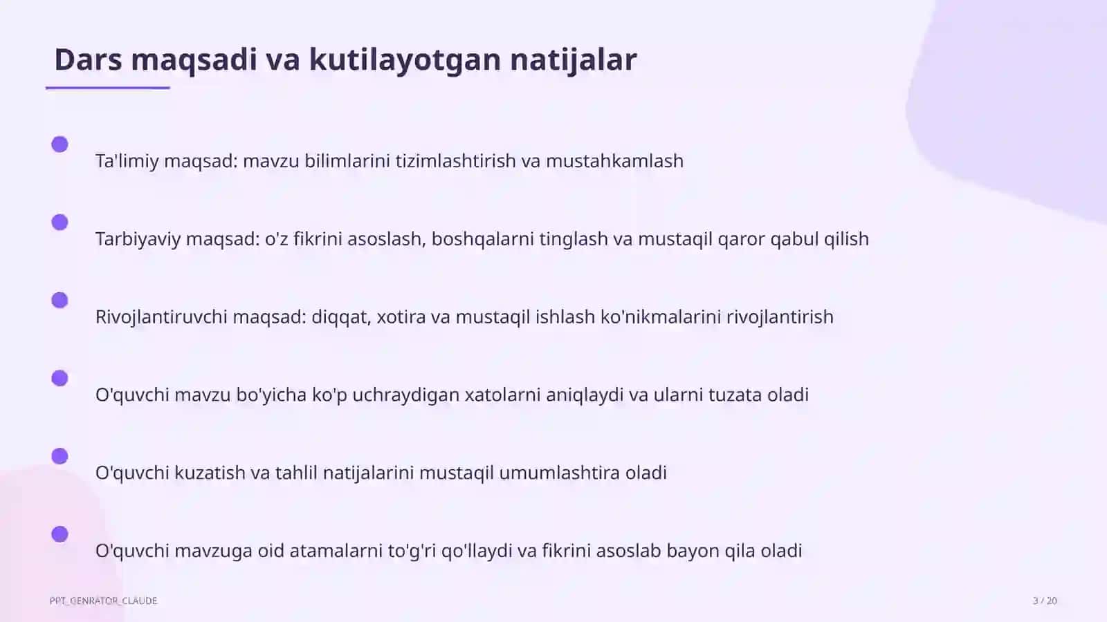 Geometrik yasashlar: burchak va kesmalarni bo'lish (8-sinf) 3